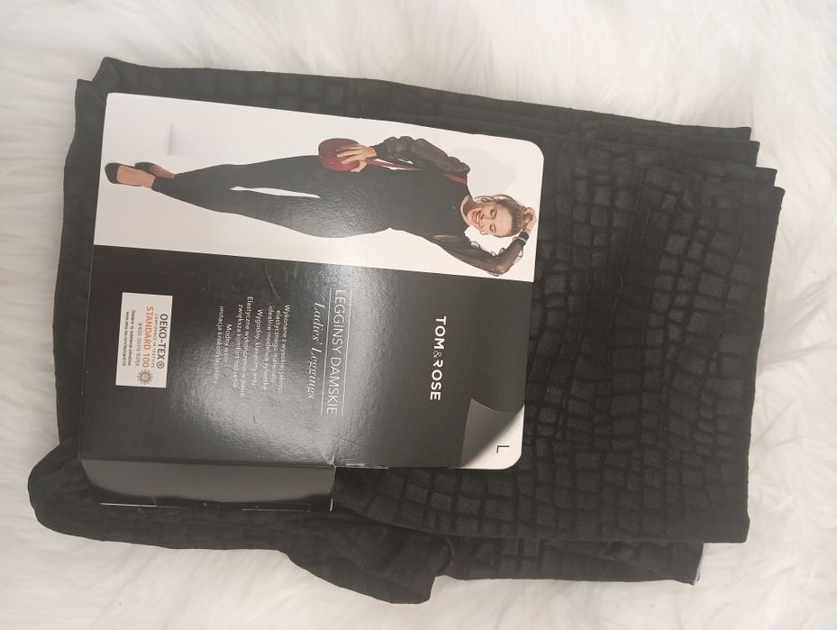 Tom & Rose # Legginsy czarne # roz L