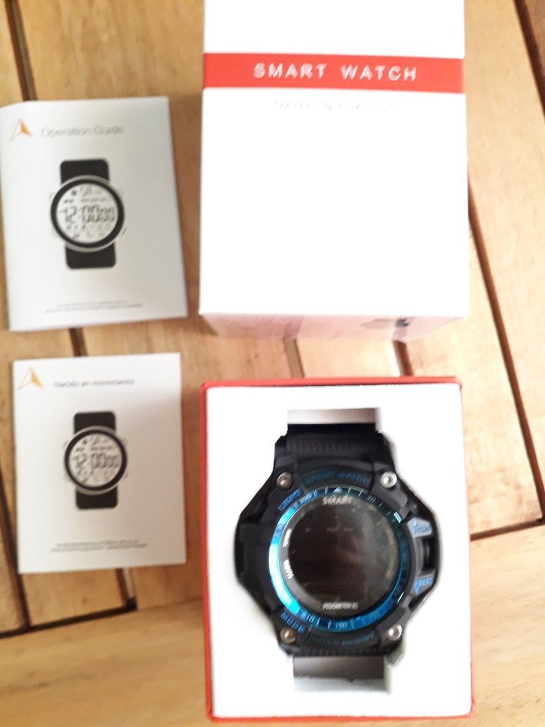Sport Smart Watch - Modelo EX16 - Ocean Blue - Novo!