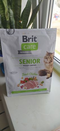 Brit Care Cat Grain-Free Senior & Weight Control  - остаток 590 грамм.