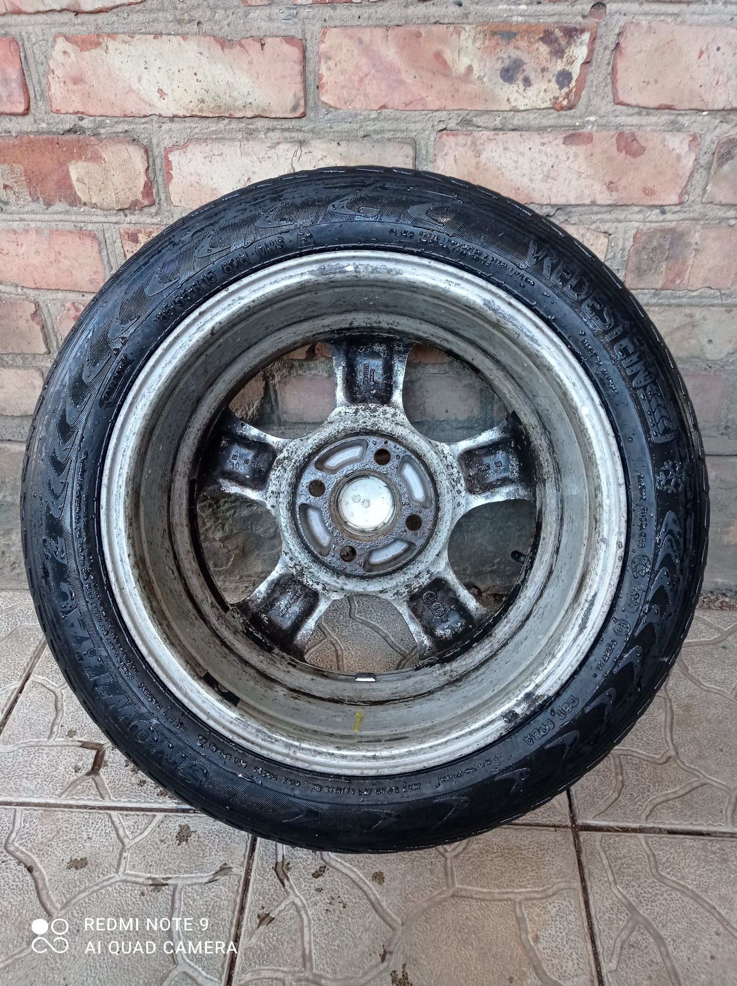 Запаска,колесо в сборе R15/185/55.4×100.Део Ланос-Сенс,Шевроле Авео