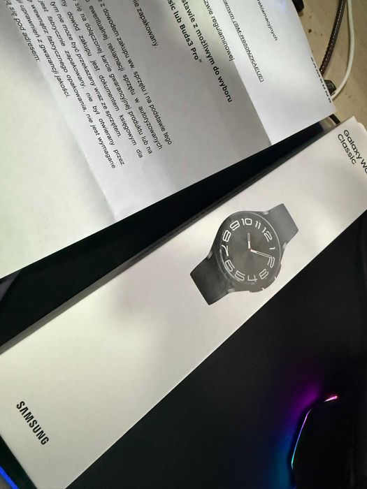 Nowy Zaplombowany Samsung Galaxy Watch 6 Classic R950 IOS Wtch Ultra