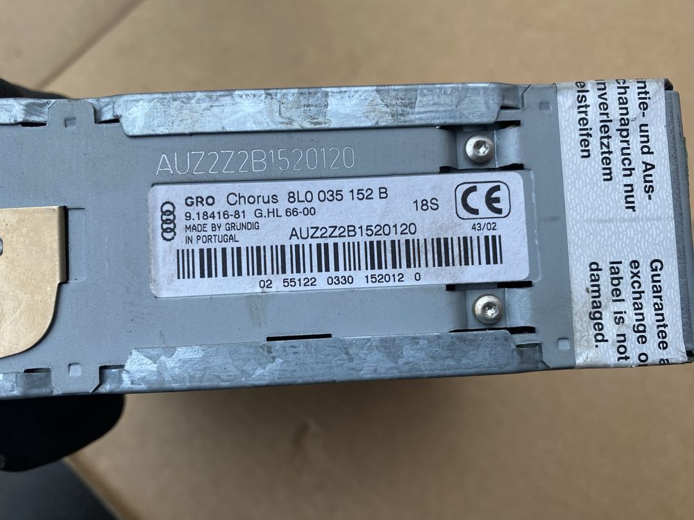 Audi a3 8l radio oryginal