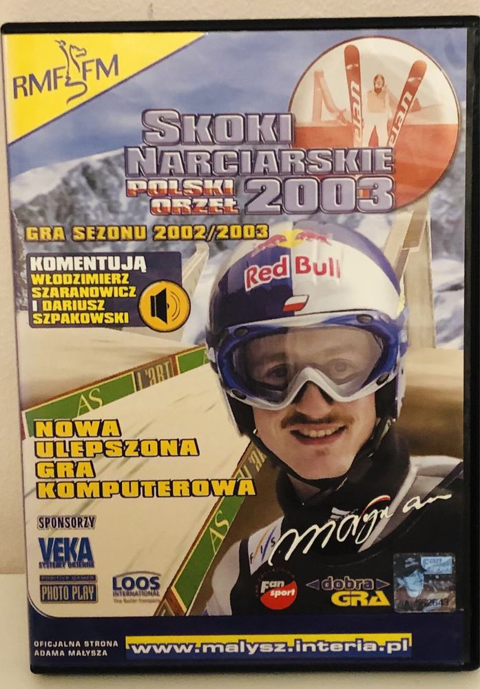 Gra PC. Skoki narciarskie 2003. Stan idealny