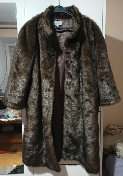 MNG śliczne futerko czekolada brąz