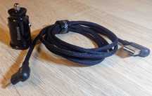Baseus Grain Ładowarka sam 2xUSB C8-K podświetlenie led+kabel USB-C