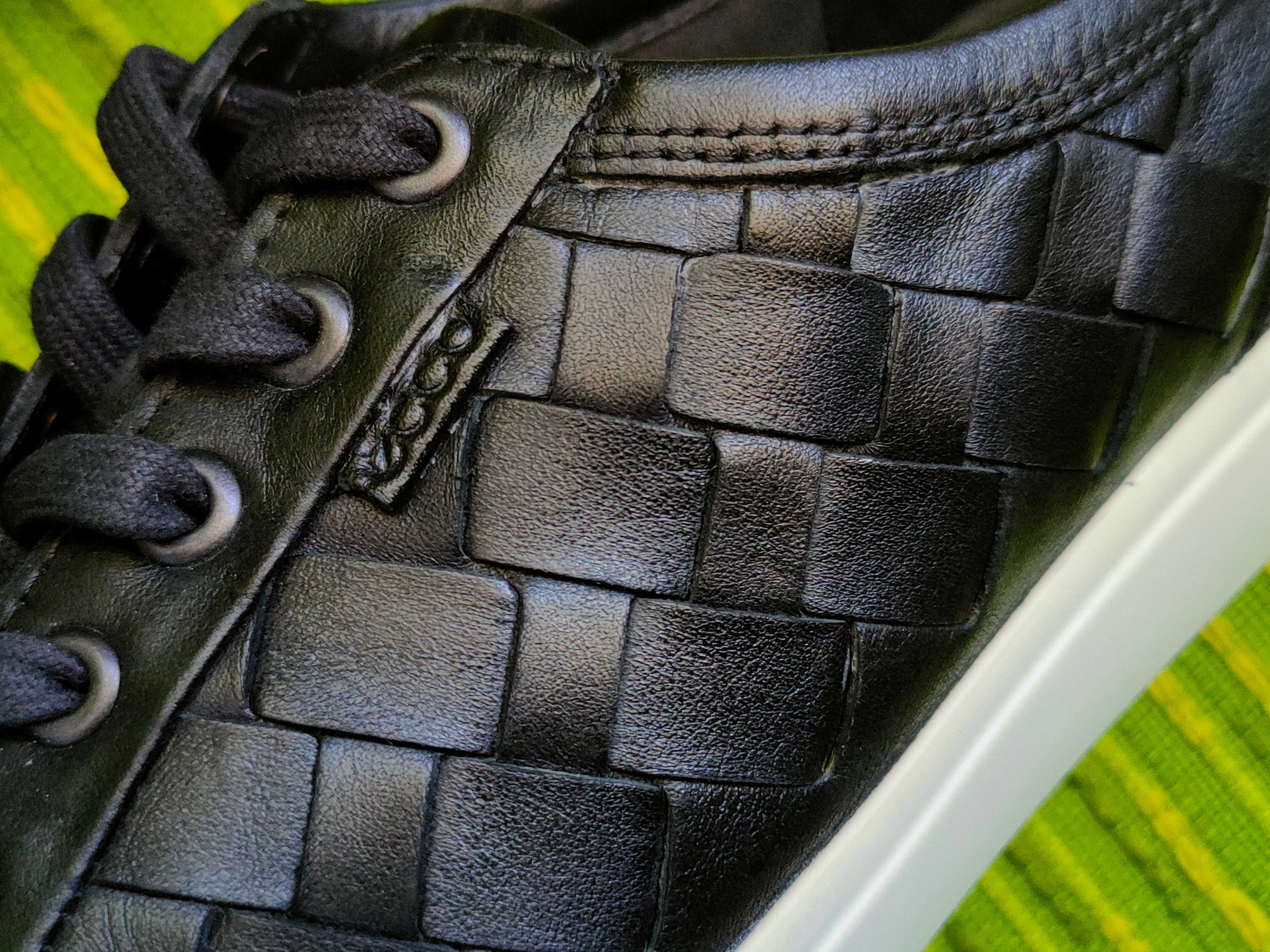 Кожаные черные кроссовки кеды Ecco SOFT 7. Размер-41, 27см