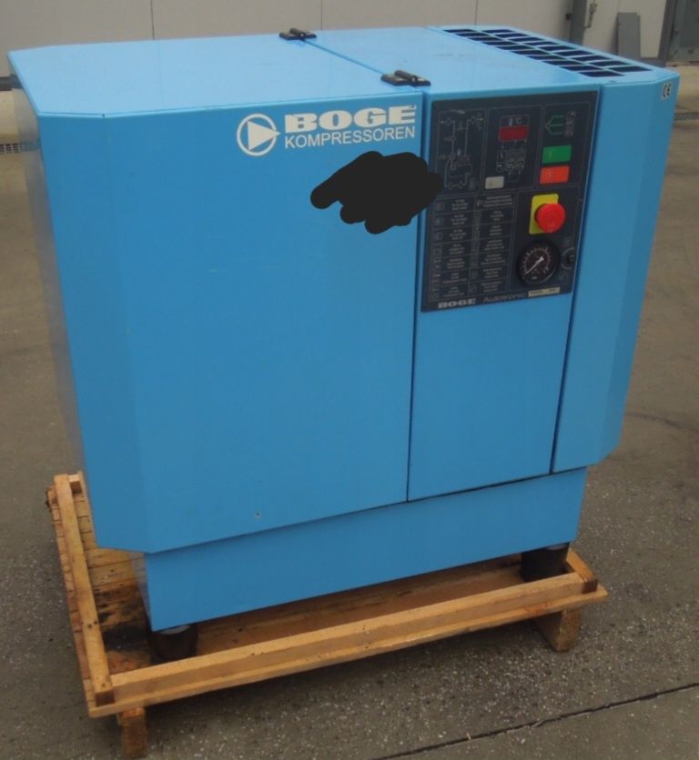 sprezarka srubowa kompresor BOGE 18,5 kW rok 2003 do piaskowania
