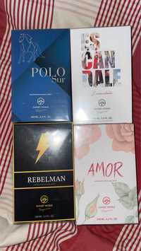 Perfumes homem e mulher