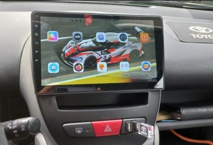 Rádio 10" android 2/32GB Toyota Aygo Peugeot 107 citroen C1 WIFI GPS