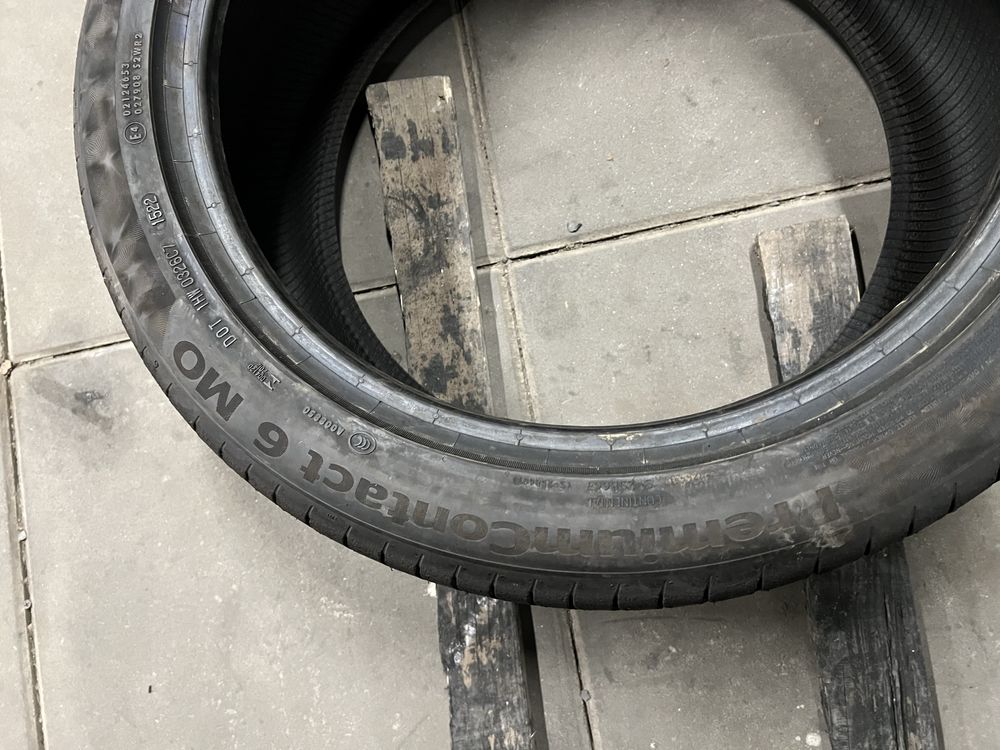 Opony letnie DEMO 255/40/R18 Continental PremiumContact 6 - 2 sztuki