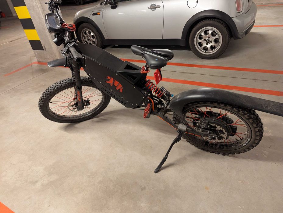 Rower BearEbike Russell - jak nowy TANIEJ o VAT +  bagażnik na hak GRA