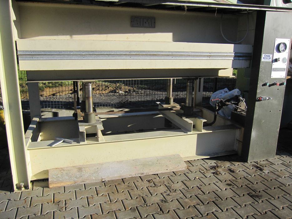 Prasa do forniru stolarskie hydrauliczna pułkowa SIMI 250X130