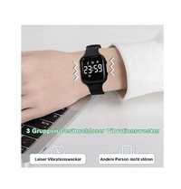 Zegarek z krokomierzem HUYVMAY smartwatch - CZARNY