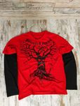 Продам лонгслів HAUNTED MOUND  RED sk8 Y2K