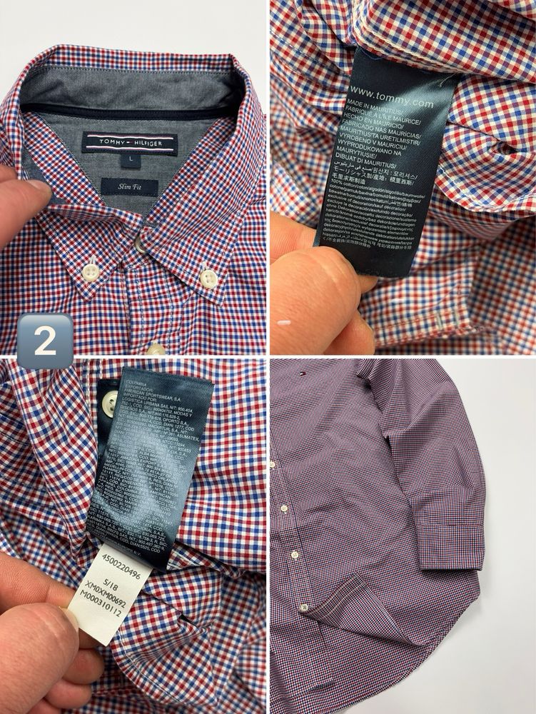 Рубашка Tommy Hilfiger originals оригинал size M, L