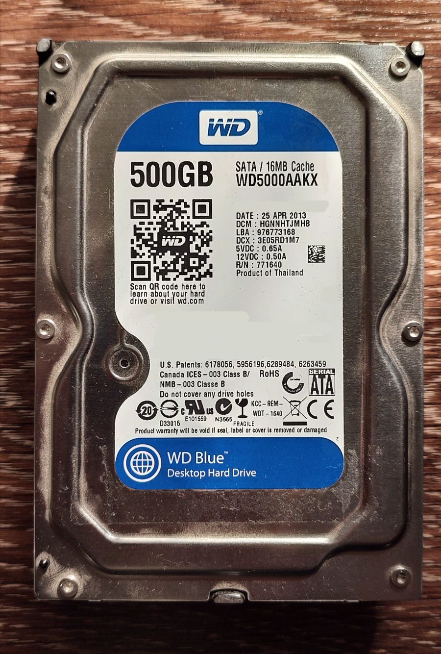 Жорсті диски HDD 500 GB - SEAGATE/WD/TOSHIBA