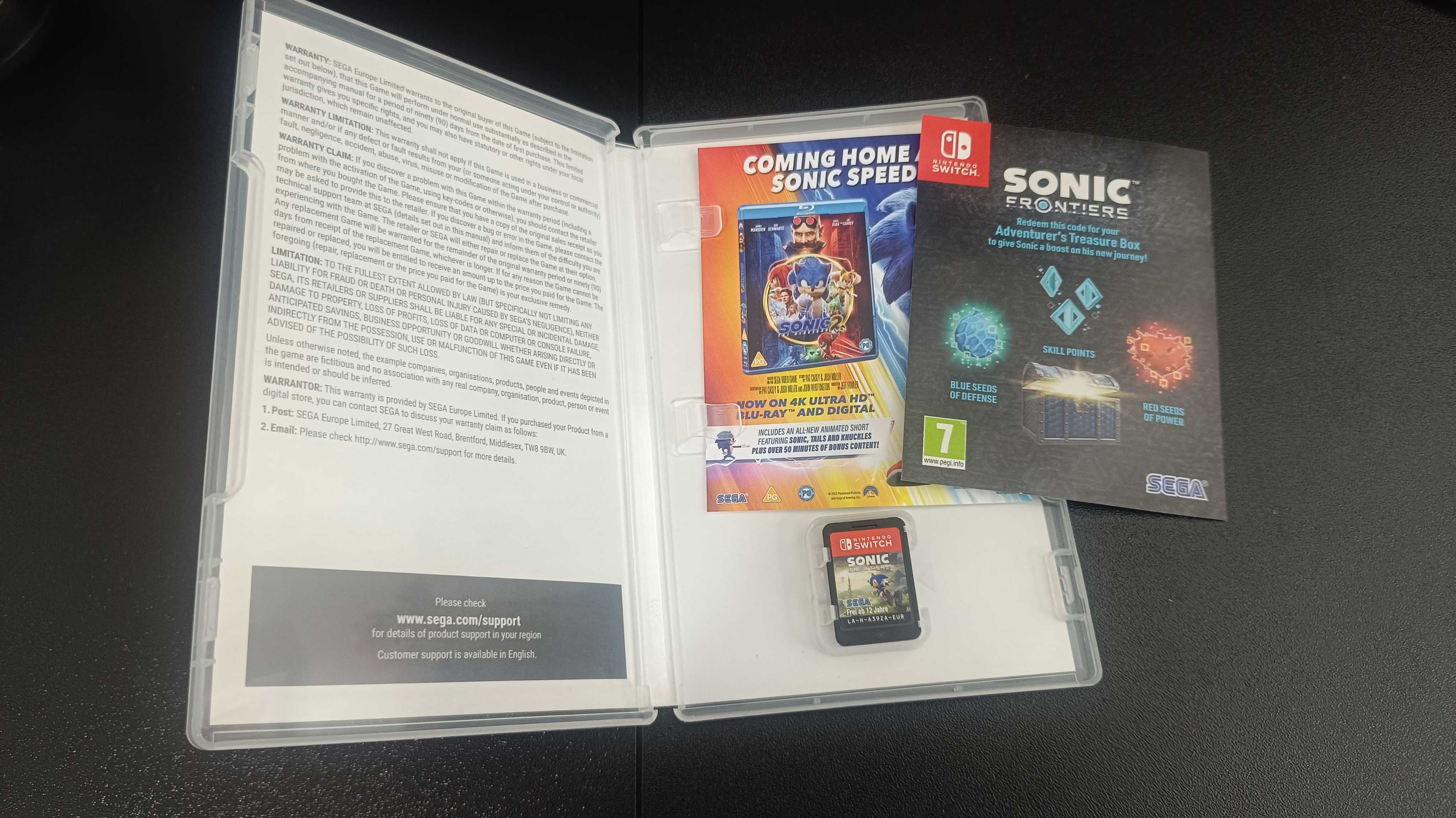 Jogo Sonic Frontiers para Nintendo Switch