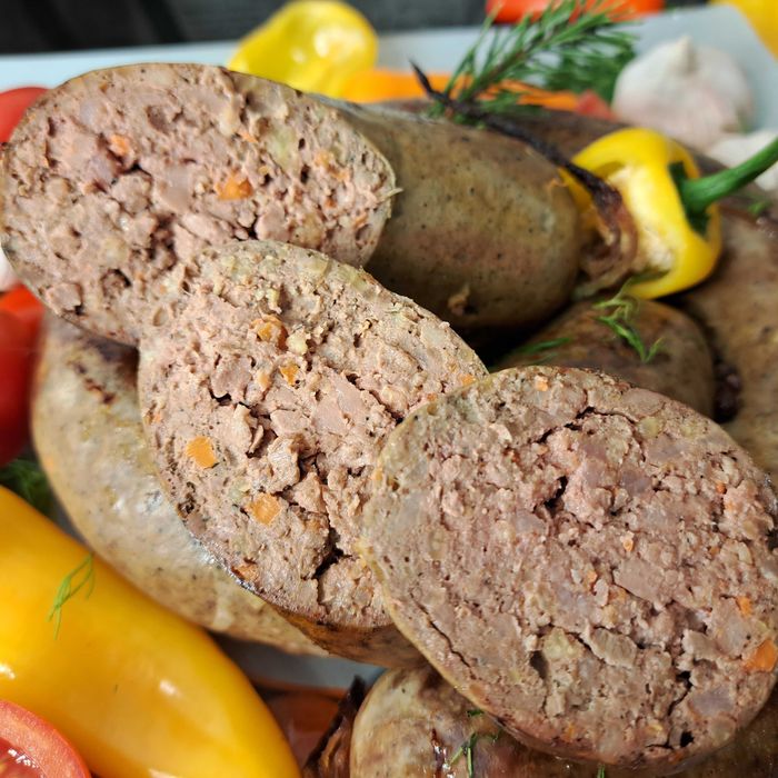 Кров'яна ковбаса.Кров'янка ОПТ 95 грн за кг.Печінкова ковбаса.ОПТ