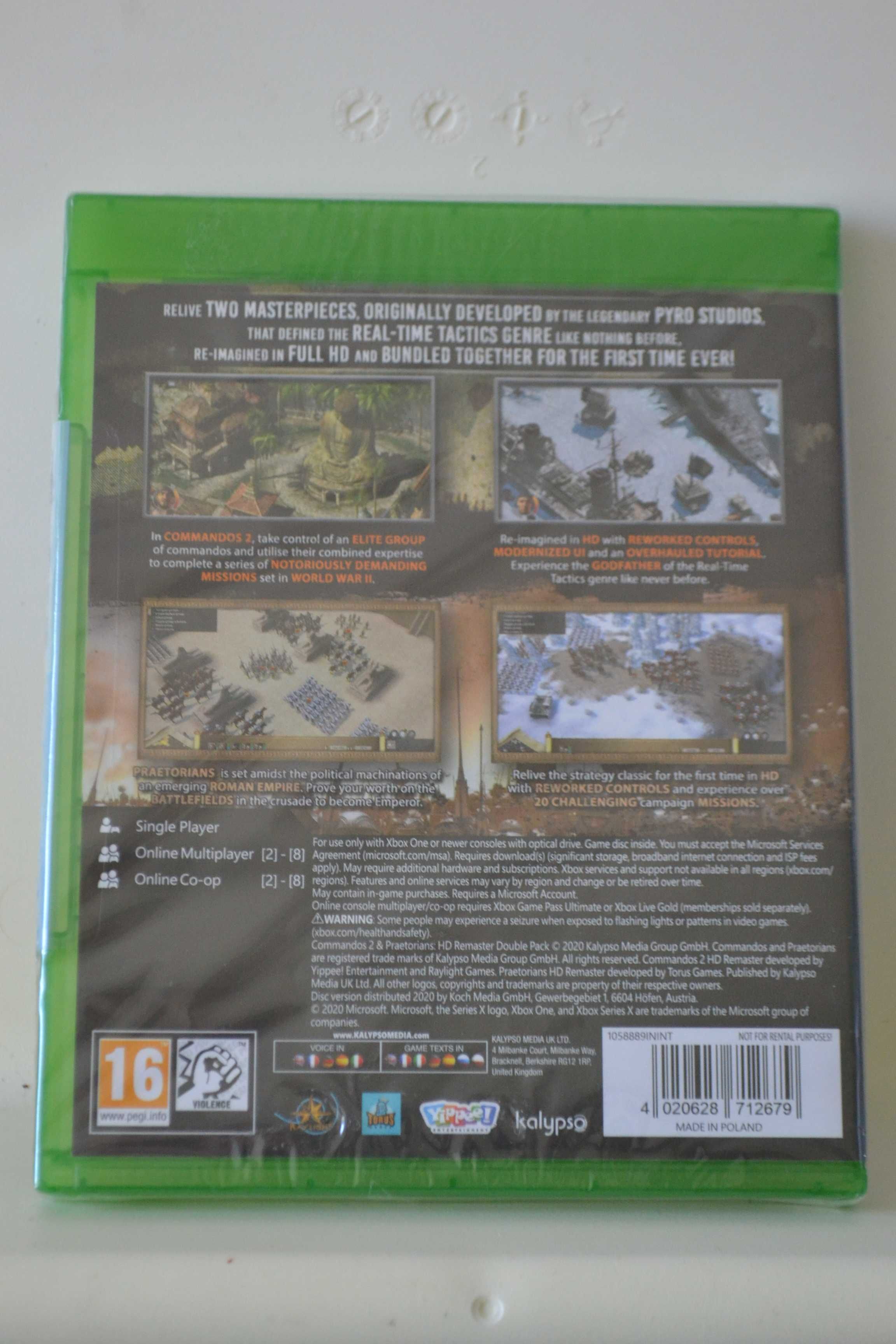 Commandos 2 & Preatorians: HD Remaster Xbox One Nowa w folii