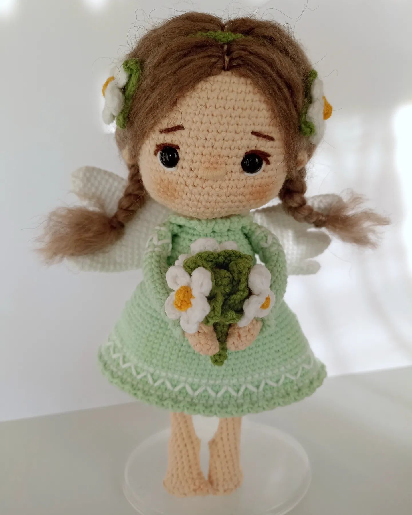 Дівчинка-янгол, лялька ручної роботи