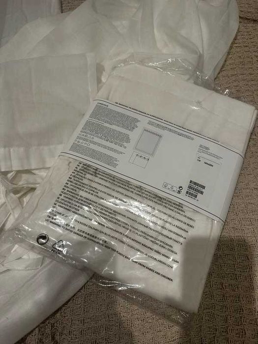 Firanki H&M 120*250 nowe, bawełna 50%, 50% poliester