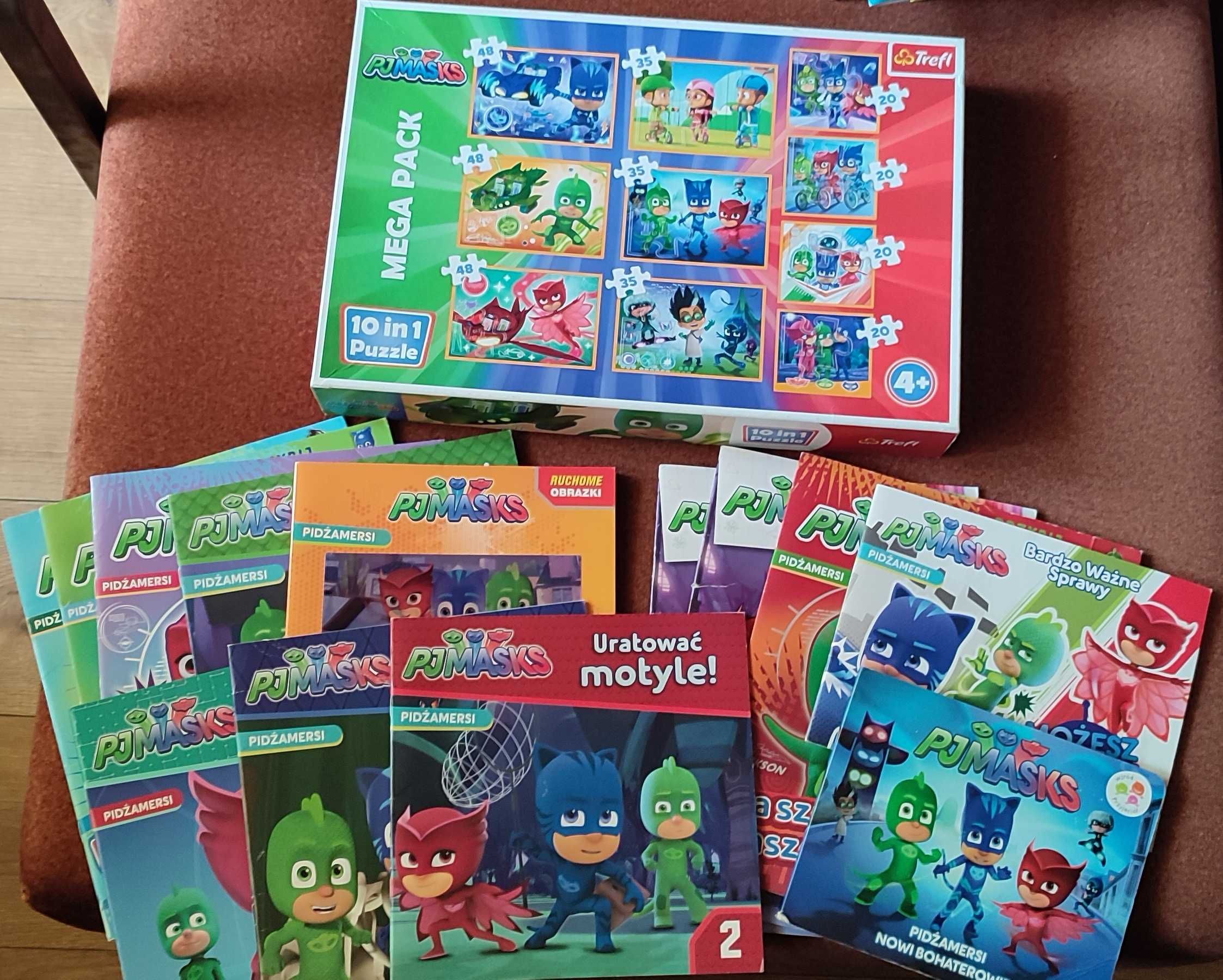 Pidżamersi - zestaw puzzle plus książeczki i kolorowanki