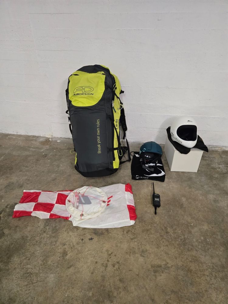 Equipamento parapente