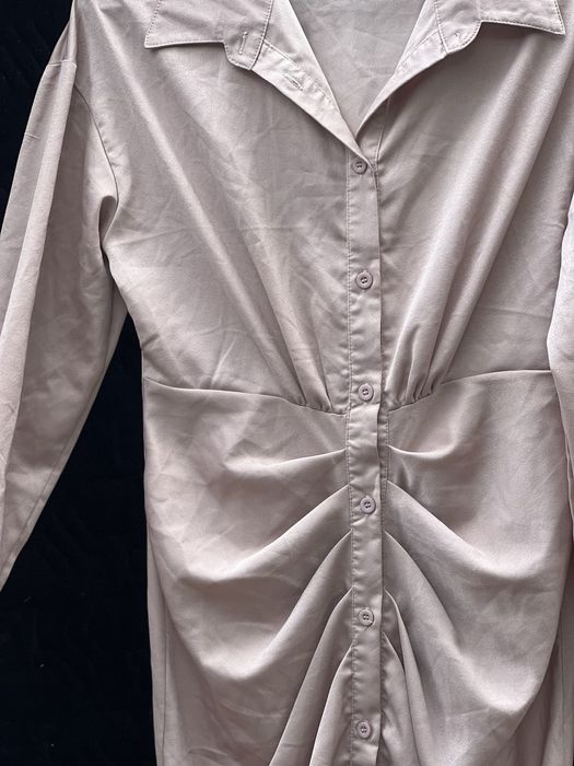 Сукня міді атласна