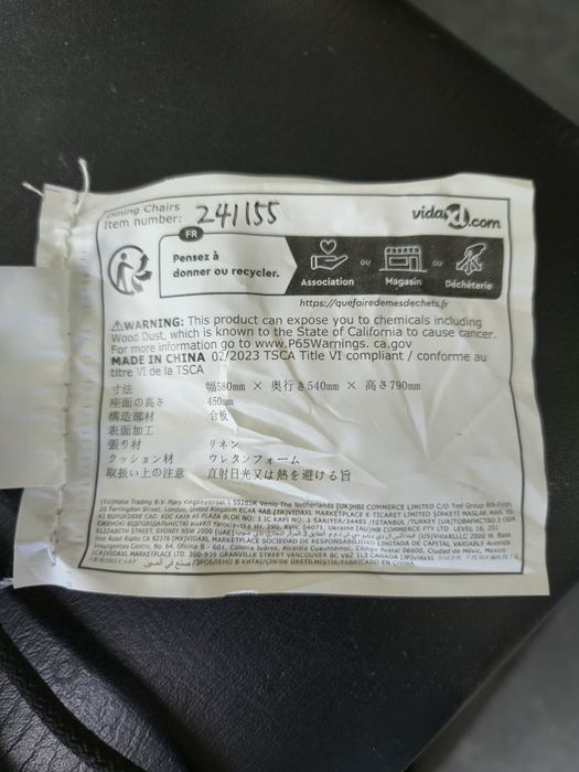 Krzesła komplet 499 za 10 szt.