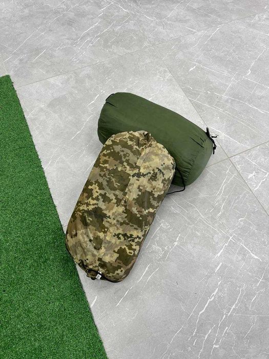 Спальний мішок з ковдрою та капюшоном! СПАЛЬНИК великий. Камуфляж!