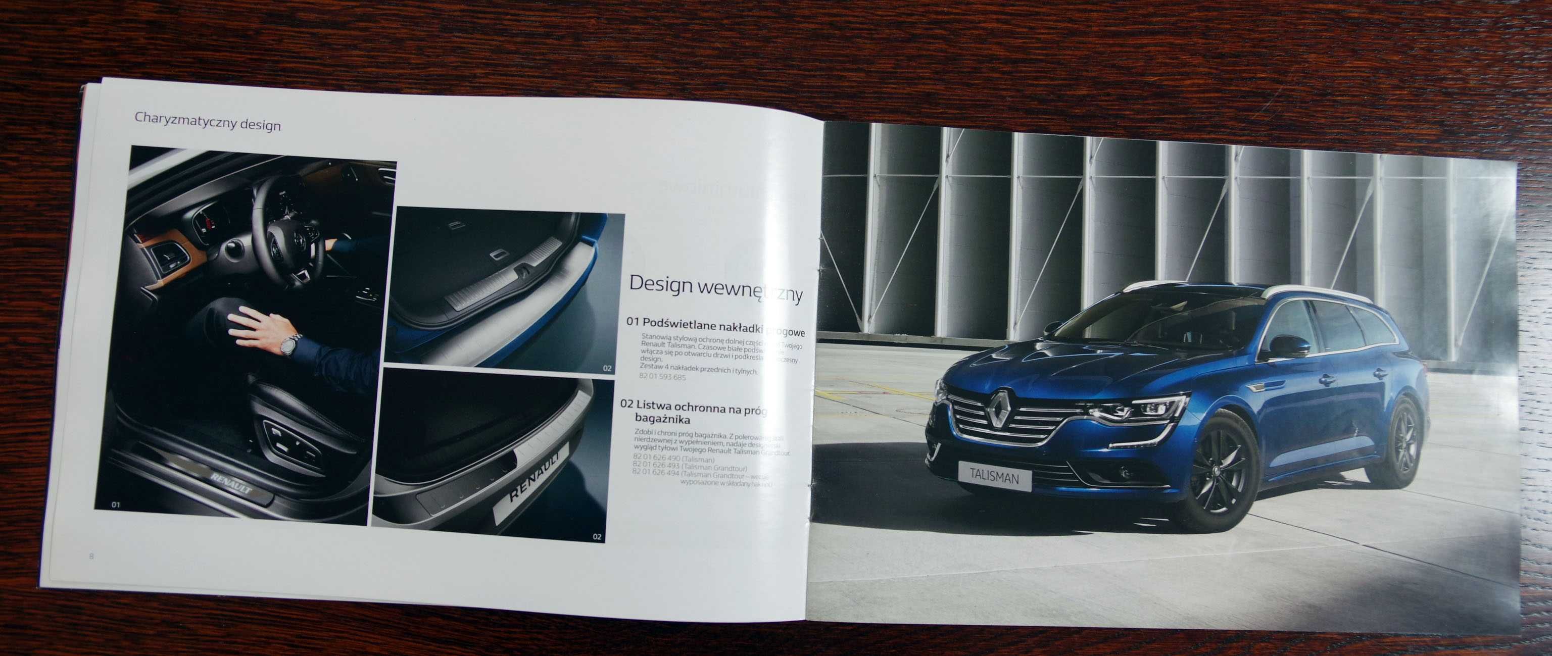 Renault TALISMAN - Katalog akcesoriów, prospekt