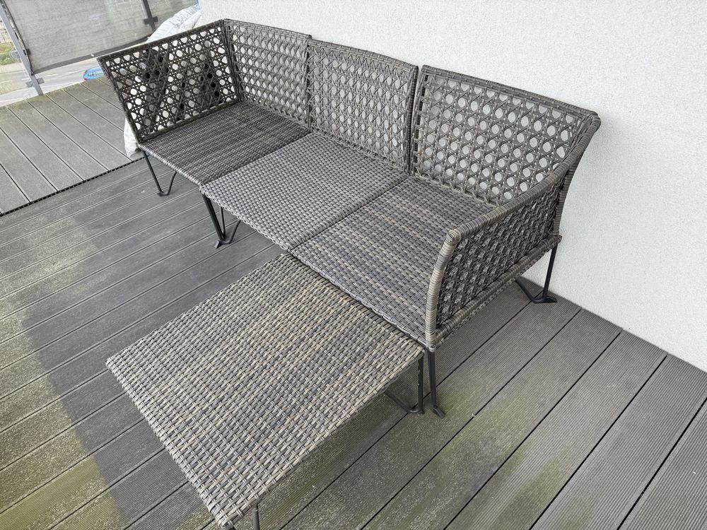 JUTHOLMEN 3 osobowa sofa modułowa IKEA ogród balkon