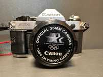 Idealny CANON AE-1 PROGRAM, made in Japan + CANON FD 50 1:1,8