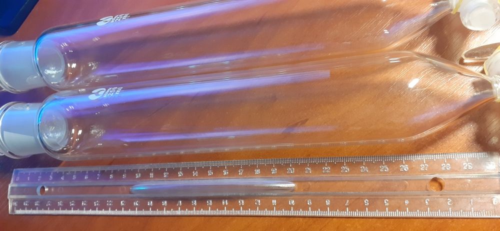 Химические пробирки новые колбы воронка лейки делительная фирмы bomex