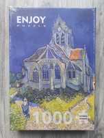 Puzzle Enjoy 1000 van Gogh Kościół w Auvers The Church in Auvers NOWE!
