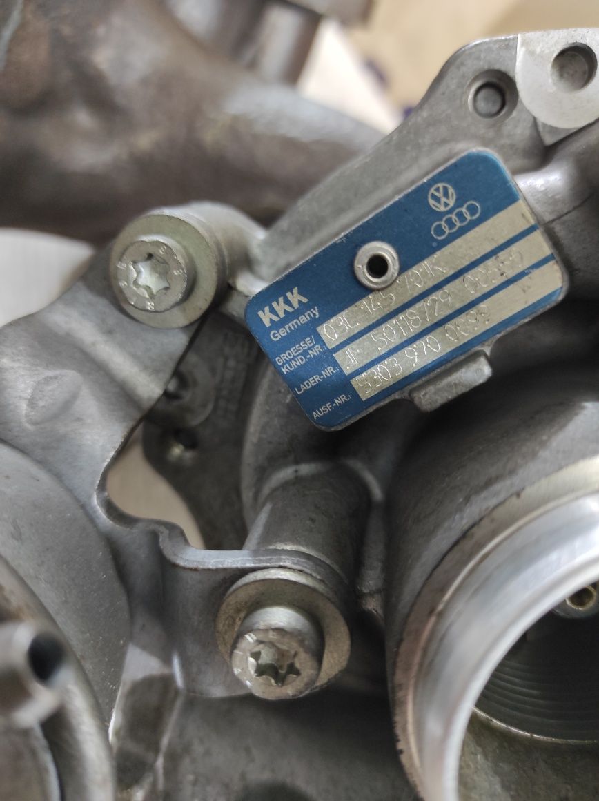 Турбіна 1.4tsi 03c145701 k cav cava blg bmy golf touran passat b6 b7 t