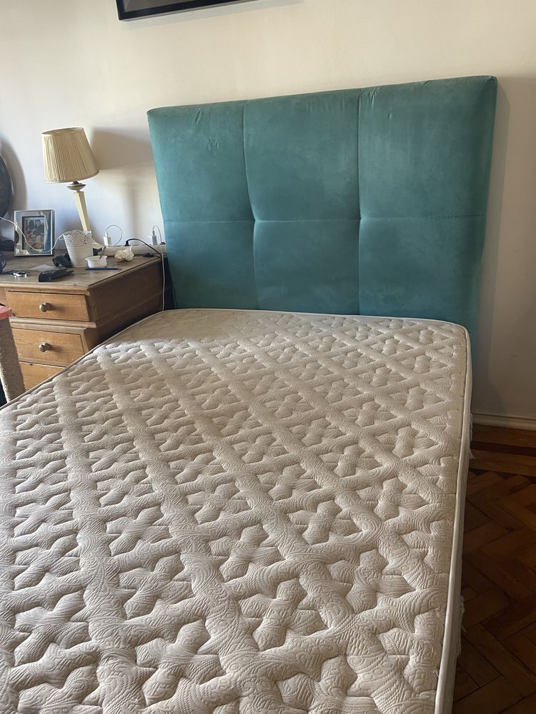 Cama casal  madeira pura