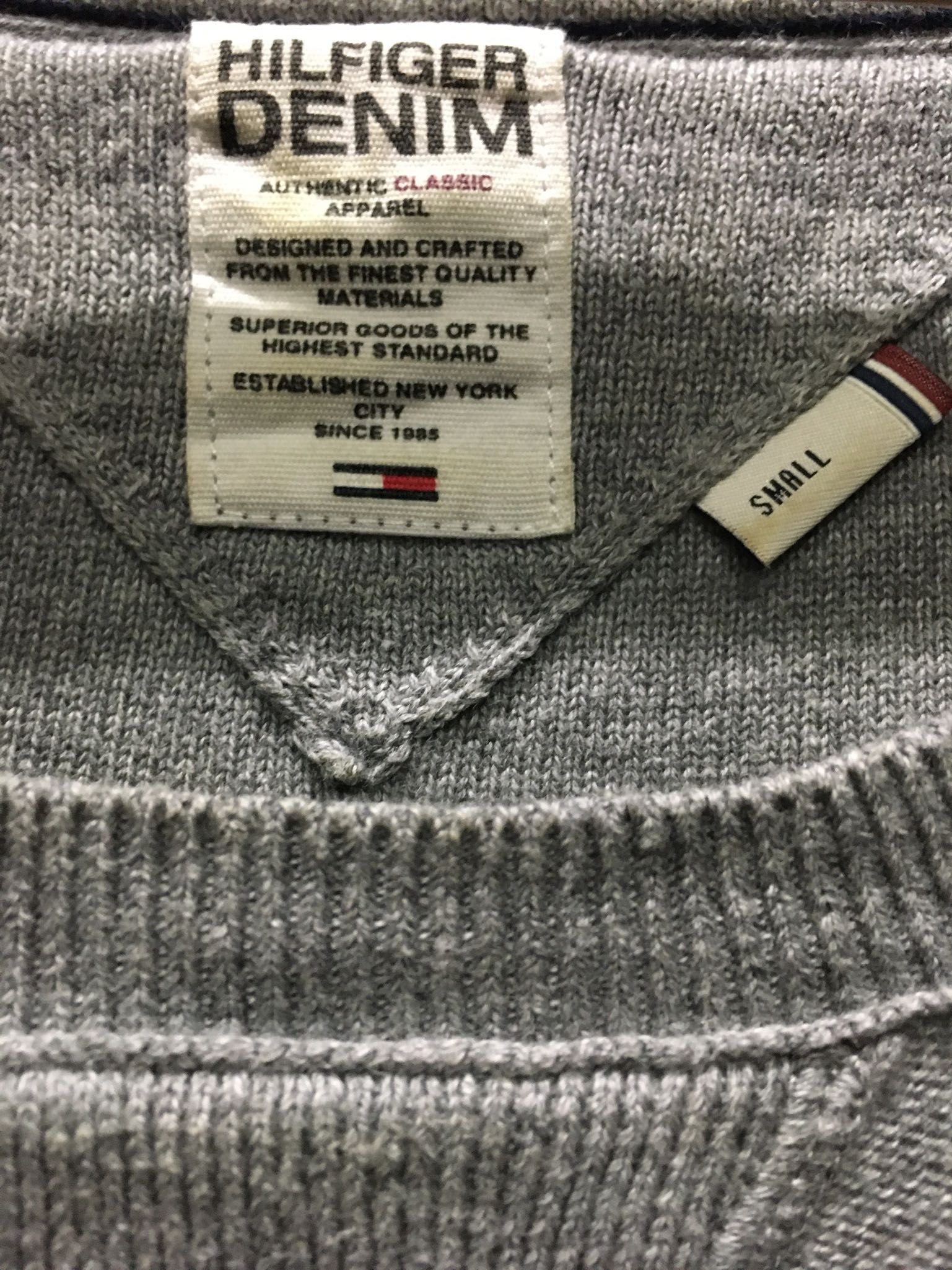 Vestido malha Tommy Hilfiger cinza (S) [ULTIMO PREÇO]