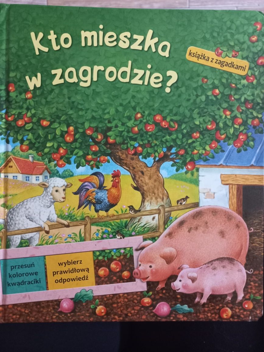 Książka edukacyjna Kto mieszka w zagrodzie