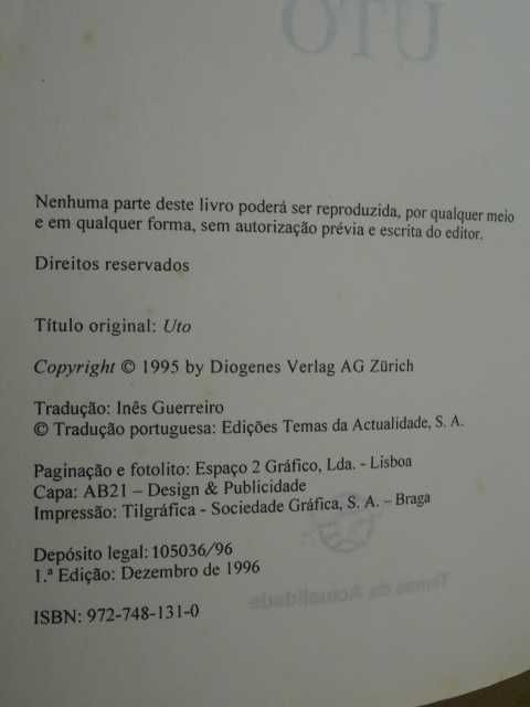 Uto de Andrea de Carlo - 1ª Edição