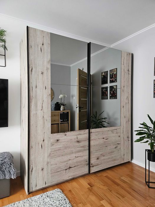 Szafa przesuwna Riccardo Typ 11 – Agata Meble – dwudrzwiowa z lustrami