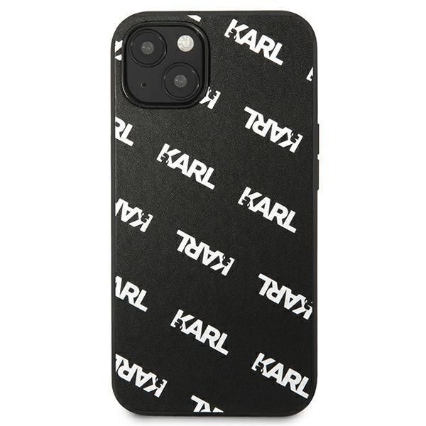 Etui Karl Lagerfeld do iPhone 13 mini, Czarny Allover