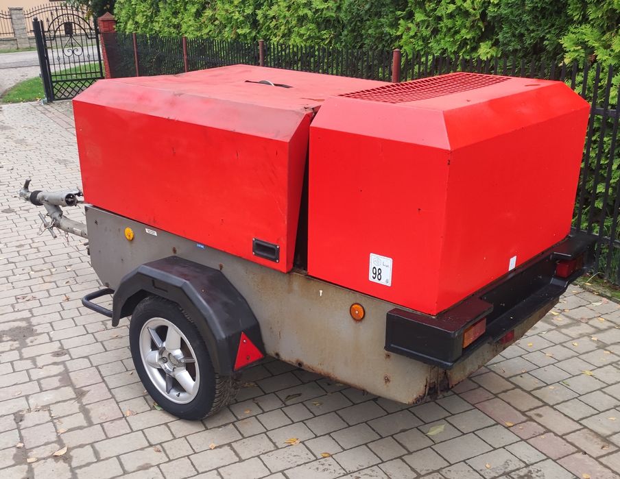 Kompresor Śrubowy Ingersoll 751 Sprężarka Powietrza Kaeser Atlas Copco
