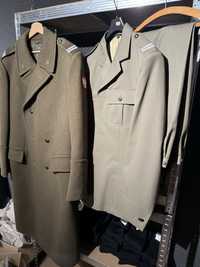Zestaw płaszcz sukienny mundur służbowy wojsk lądowych WP
