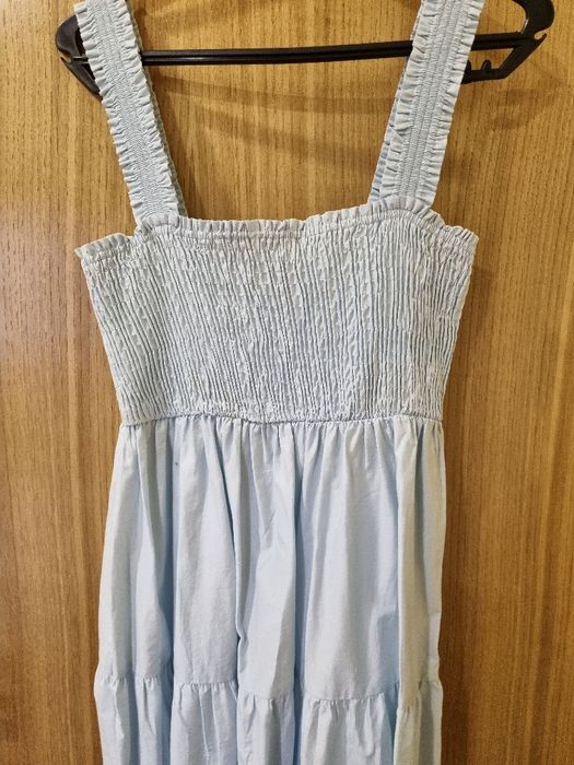 Vestido midi azul bebe da Zara