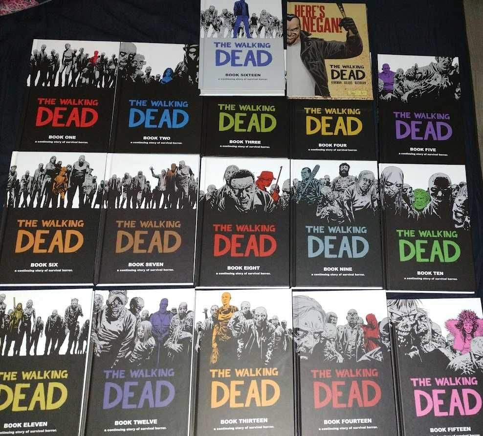 The Walking Dead HC Vol 01-16 (kompletna seria) + Here's Negan HC