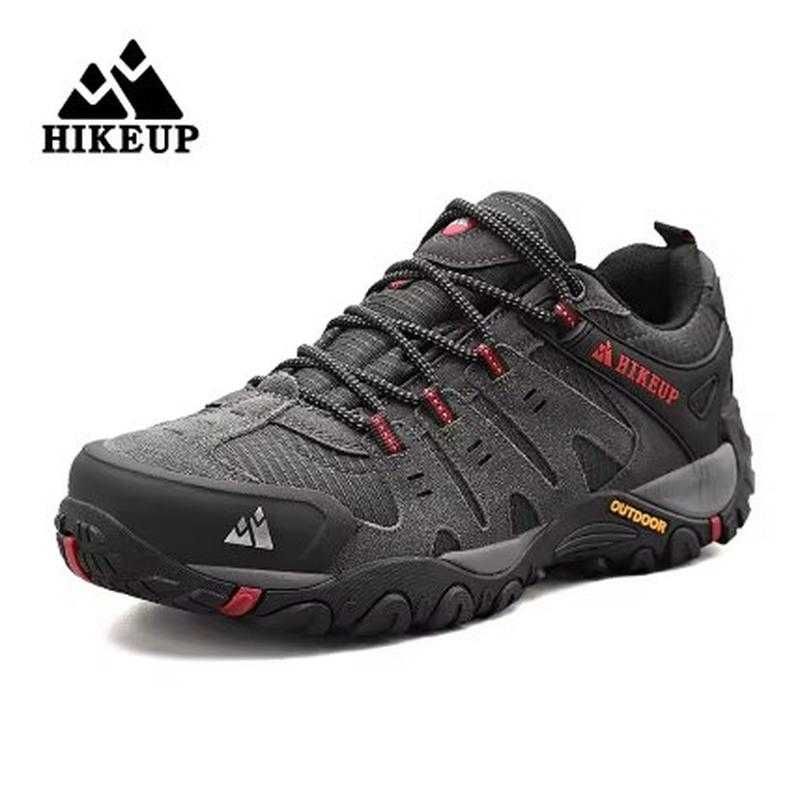 Трекінгові кросівки hikeup койот, темно сірі, 43р.