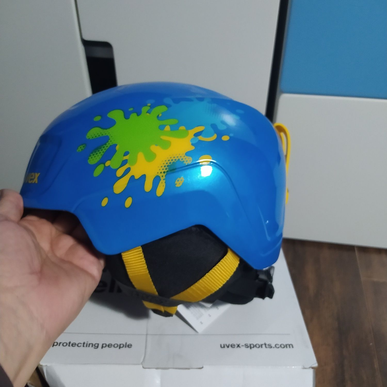 Kask UVEX HEYYA PRO blur-yellow 46-50