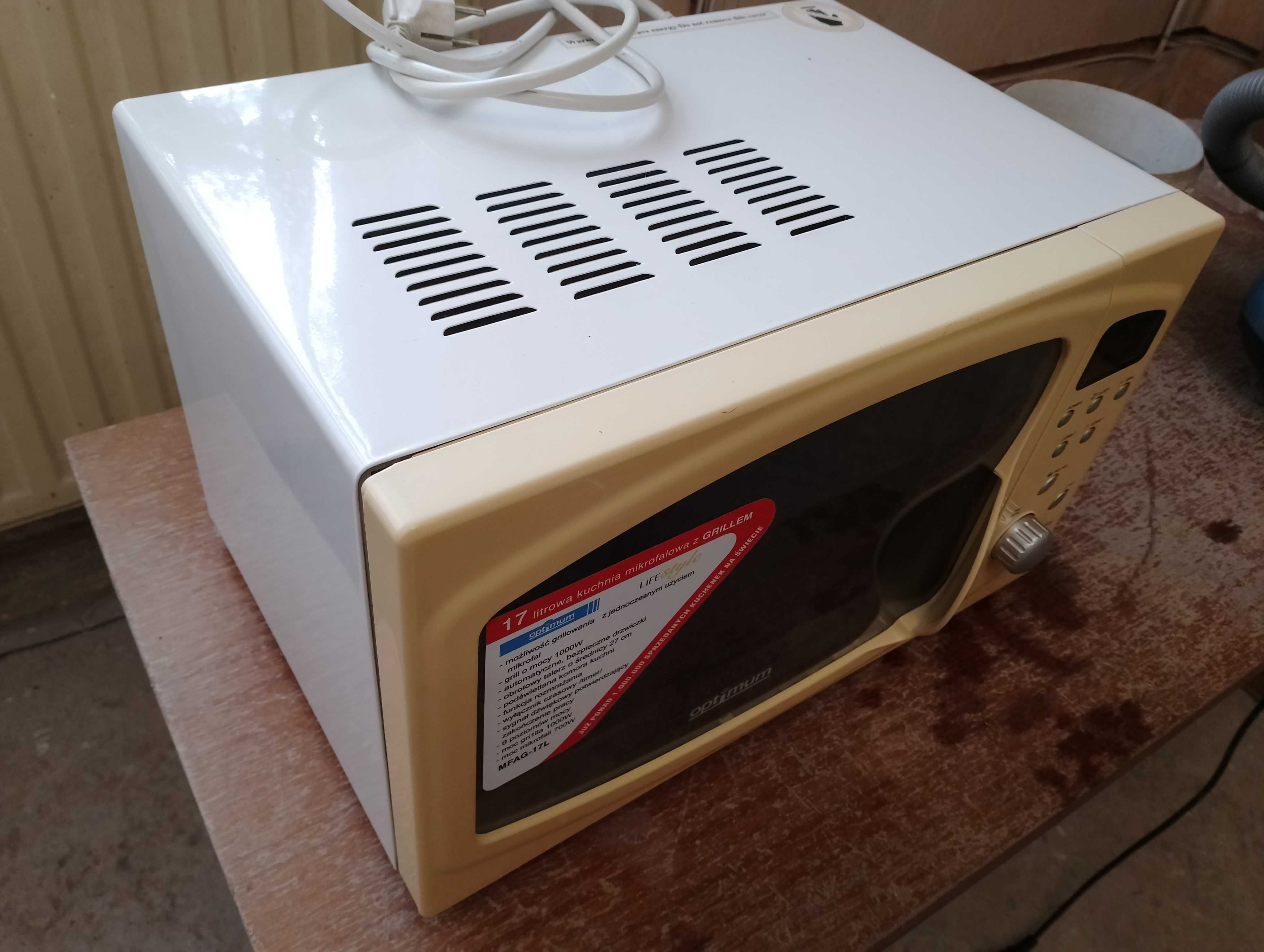 Mikrofalówka z grillem optimum MFAG-17L