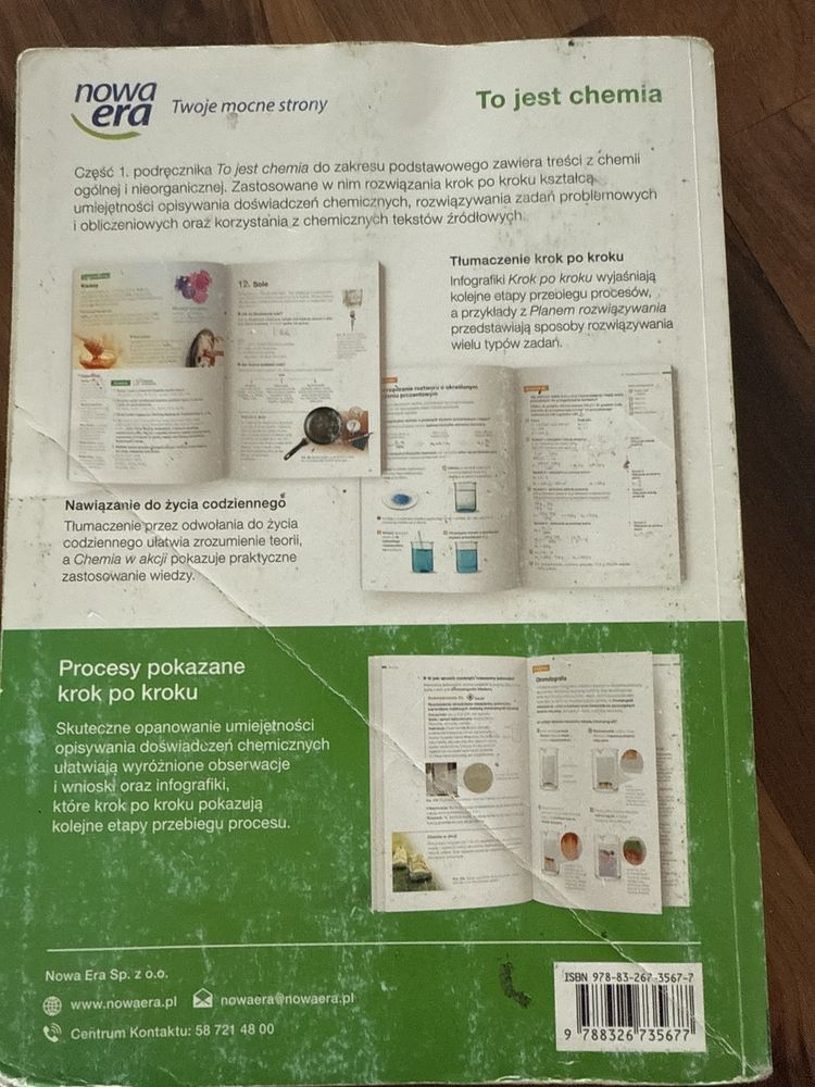 To jest chemia podrecznik Klasa 1